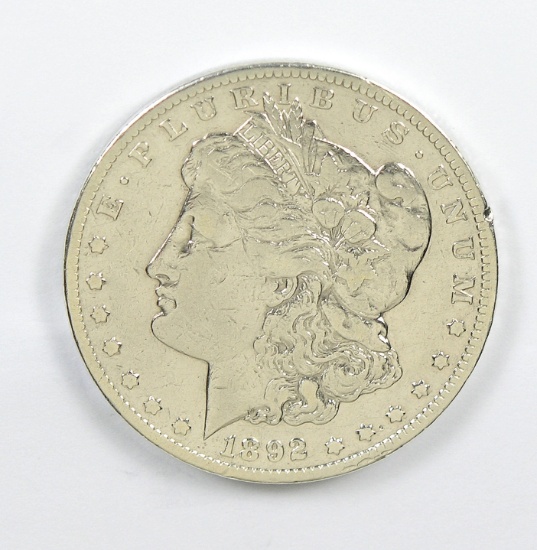 266.    1892-CC Morgan Silver Dollar