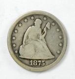 58.  1875-S  Twenty Cent