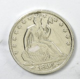 87.  1854-O Seated Liberty Half Dollar