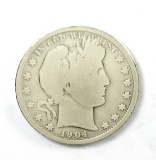 114.    1904 Barber Half Dollar