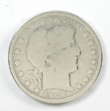 121.    1907-O Barber Half Dollar