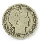 128.    1909   Barber Half Dollar