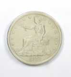 215.    1877-S Trade Silver Dollar