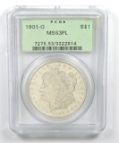 291.    1901-O Morgan Silver Dollar PCGS Certified MS63PL