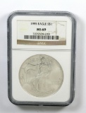 322.    1995 American Eagle Silver Dollar NGC Certified MS69