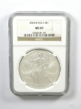 337.    2010 American Eagle Silver Dollar NGC Certified MS69