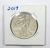 346.    2019 American Eagle Silver Dollar