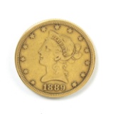 360.    1889-S  $10 U.S. GOLD LIBERTY