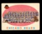 1959 Topps Football Card #104 Chicago Bears Team/First Series Checklist