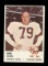 1961 Fleer Football Card #19 Bob Gain Cleveland Browns