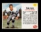 1962 Post Cereal Hand Cut Football Card #52 Hall of Famer Yale Lary Detroit