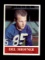 1964 Philadelphia Football Card #123 Del Shofner New York Giants