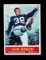 1964 Philadelphia Football Card #127 Sam Baker Philadelphia Eagles