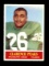 1964 Philadelphia Football Card #135 Clarence Peaks Philadelphia Eagles
