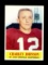 1964 Philadelphia Football Card #174 Charley Johnson St Louis Cardinals