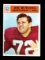 1966 Philadelphia Football Card #190 Joe Rutgens Washington Redskins