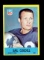 1967 Philadelphia Football Card #63 Gail Cogdill Detroit Lions