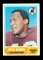 1968 Topps Football Card #102 Erick Barnes Cleveland Browns