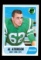 1968 Topps Football Card #195 Al Atkinson New York Jets