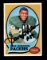 1970 Topps AUTOGRAPHED Football Card #102 Hall of Famer Dave Robinson Green