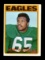 1972 Topps Football Card #73 Henry Allison Philadelphia Eagles