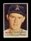 1957 Topps Baseball Card #318 Mickey McDermott Kansas City Athletics