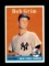 1958 Topps Baseball Card #224 Bob Grimm New York Yankees