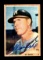1962 Topps AUTOGRAPHED Baseball Card #443 Del Crandall Milwaukee Braves. Si