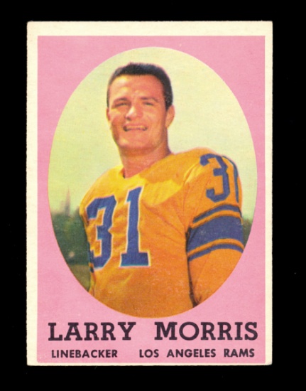 1958 Topps Football Card #50 Larry Morris Los Angeles Rams