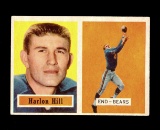 1957 Topps Football Card #67 Harlon  Hill Chicago Bears