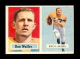 1957 Topps Football Card #82 Ron Waller Los Angeles Rams