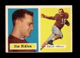 1957 Topps Football Card #139 James Ridlon San Francisco 49ers