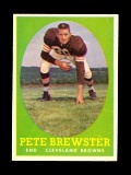 1958 Topps Football Card #11 Darrel Brewster Cleveland Browns