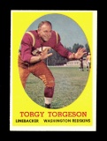 1958 Topps Football Card #97  Lavern Torgeson Washington Redskins