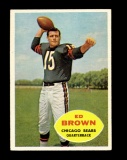 1960 Topps Football Card #12 Ed Brown Chicago Bears