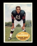 1960 Topps Football Card #18 Hall of Famer Bill George Chicago Bears