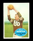 1960 Topps Football Card #27 Billy Howton Cleveland Browns