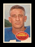 1960 Topps Football Card #72 Charley Conerly New York Giants