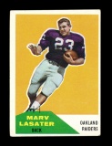1960 Fleer Football Card #75 Marv Lasater Oakland Raiders