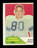 1961 Fleer Football Card #77 Bruce Hartman Boston Patriots