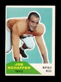 1960 Fleer Football Card #105 Joe Schaffer Buffalo Bills