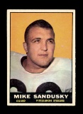 1961 Topps Football Card #109 Mike Sandusky Pittsburgh Steelers