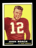 1961 Topps Football Card #114 John Roach St Louis Cardinals
