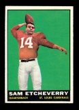 1961 Topps Football Card #115 Sam Etcheverry St Louis Cardinals