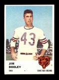 1961 Fleer Football Card #4  Jim Dooley Chicago Bears