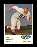 1961 Fleer Football Card #140 Dan McGrew Buffalo Bills