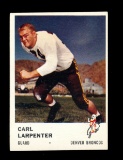 1961 Fleer Football Card #150 Carl Larpenter Denver Broncos