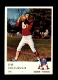 1961 Fleer Football Card #180 Jim Colclough Boston Patriots