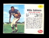 1962 Post Cereal Hand Cut Football Card #113 Willie Galimore Chicago Bears