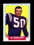 1964 Topps Football Card #25 Al Bemiller Buffalo Bills